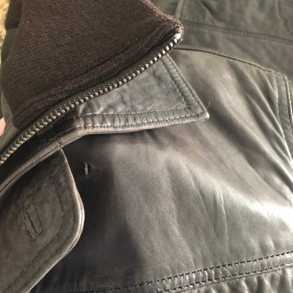 DANIER LEATHER MEN’S BROWN LEATHER JACKET - Picture 5 of 7